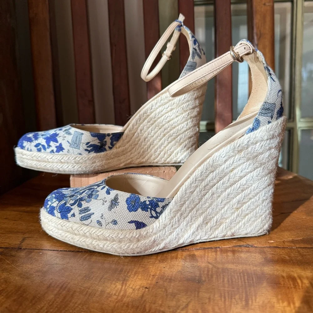 Gucci Cruise 2007 Runway Flora Espadrille Wedges – 7.5 - Picture 2 of 16